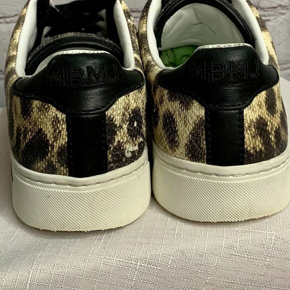 MARC By Marc Jacobs Animal-Print Leather Sneakers Size 7 - Picture 14 of 16